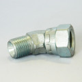 Adaptateur femelle BSP X Mâle BSP coudé 45°