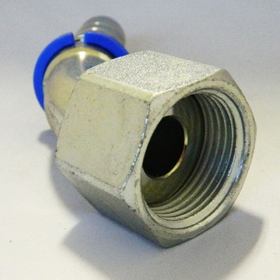 Embout TEC double accroche femelle ORFS 45°