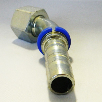 Embout TEC double accroche femelle ORFS 45°