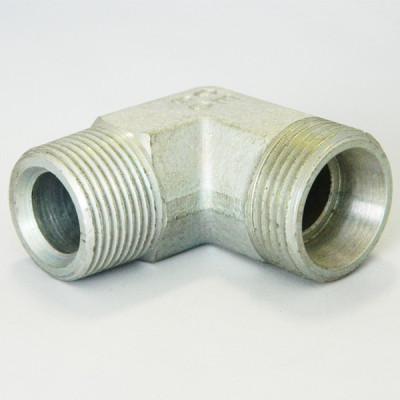 Coude mâle gaz conique série lourde