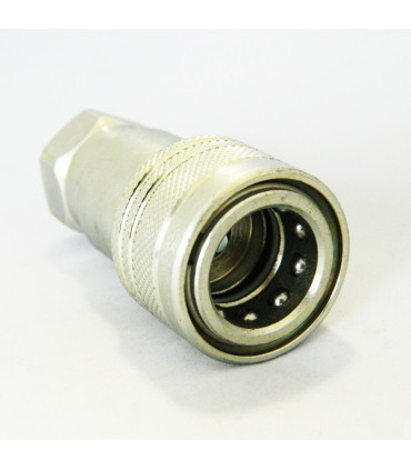 Coupleur femelle à clapet