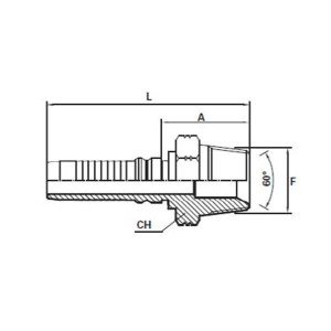 Embout Interlock mâle conique NPT