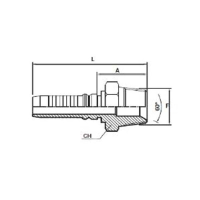 Embout Interlock BSPT mâle conique