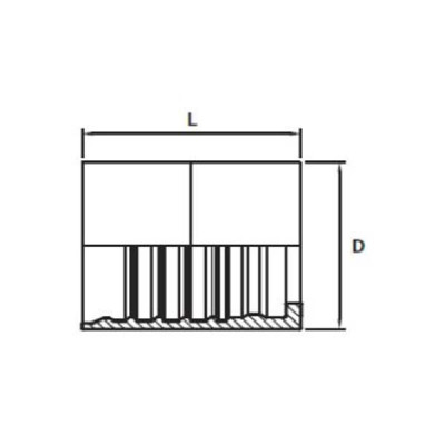 Jupe à sertir Interlock pour flexible R13-R15
