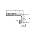 Embout Interlock femelle JIC cône 74° à 90°