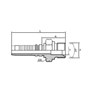 Embout mâle Interlock DIN DKOS