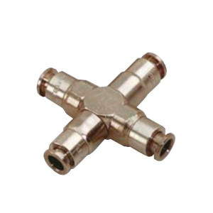 Croix égale raccord instantané pneumatique