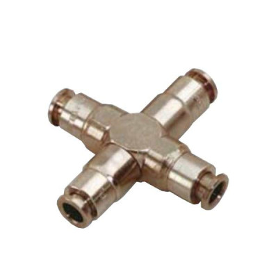 Croix égale raccord instantané pneumatique
