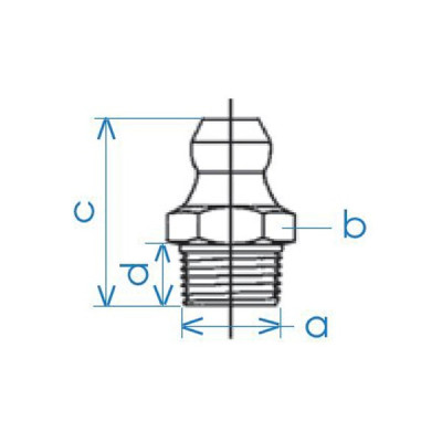 Graisseur hydraulique droit