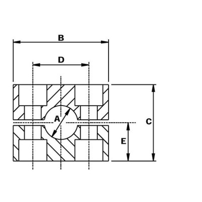 Collier complet pour tube en polyamide