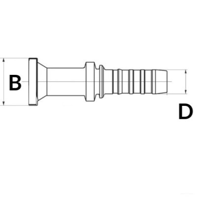 Embout à BRIDE 3000 PSI