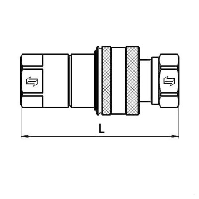 Coupleur femelle à clapet Faster