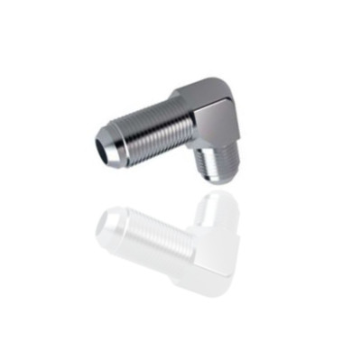 Adapteur Passe Cloison MJ X MJ inox INOX 90°