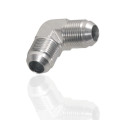 Adaptateur union double Mâle JIC X Mâle JIC inoxydable coudé à 90°