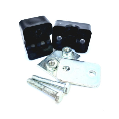 Collier de fixation simple polypropylène complet pour tubes