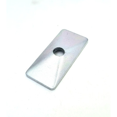 Plaque de couverture pour collier de fixation double