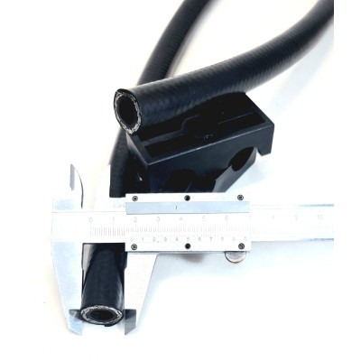 Collier de fixation double polyamide pour flexible