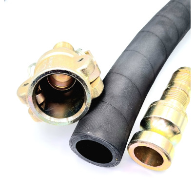 Tuyau flexible pour projection de mortier équipé camlock