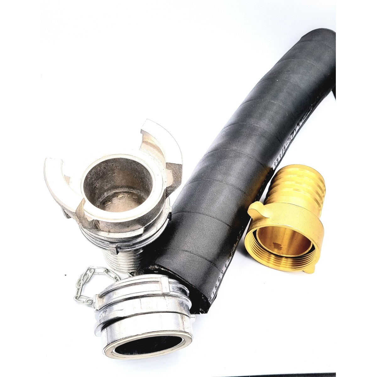 Tuyau Flexible Pour Fioul Avec 3 Embouts - Occasion En Bon état De Fonctionnement