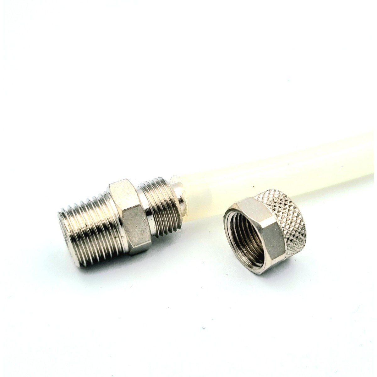 Raccord Hydraulique à Dégagement Rapide 1/2" BSP – Connecteur Mâle/femelle Acier Inox – Pour Tracteur, Pelleteuse