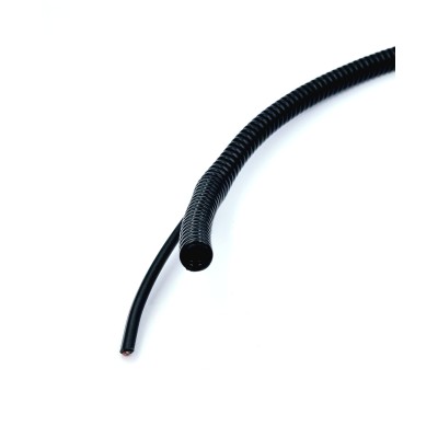 Gaine de protection fendue noir