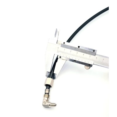 Raccord à bague coudé 6LL Mâle métrique inox