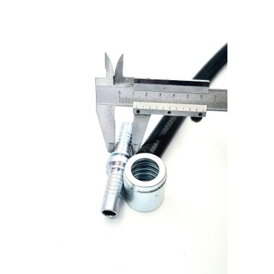 Embout à sertir jonction double pour tuyau