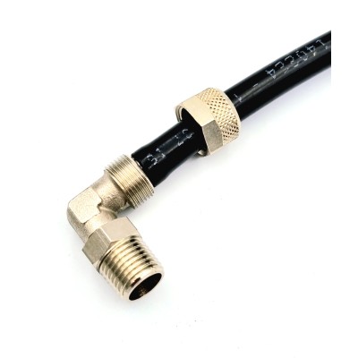 Raccord pneumatique rapide mâle, orientable, conique BSP