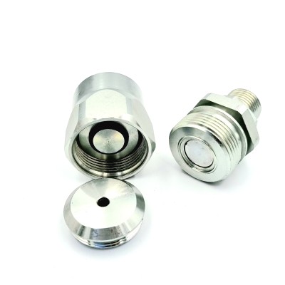 Valve à visser agricole mâle 1/2 BSP côté tracteur