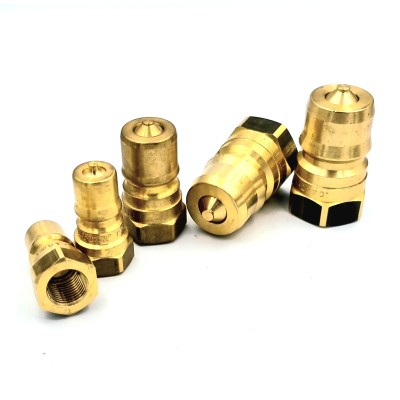 Coupleur mâle à clapet Faster LAITON