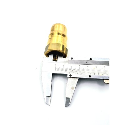 Coupleur mâle à clapet Faster LAITON