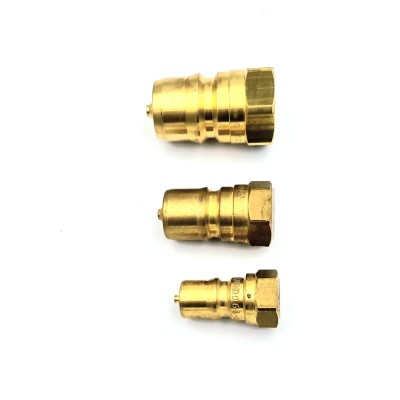 Coupleur mâle à clapet Faster LAITON