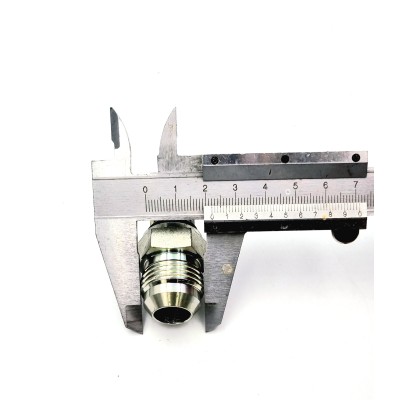 Adaptateur Mâle JIC X Mâle Gaz Cylindrique avec joint encastré