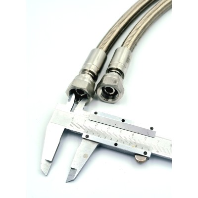 flexible équipé PTFE 1 tresse inox  Femelle BSP inox