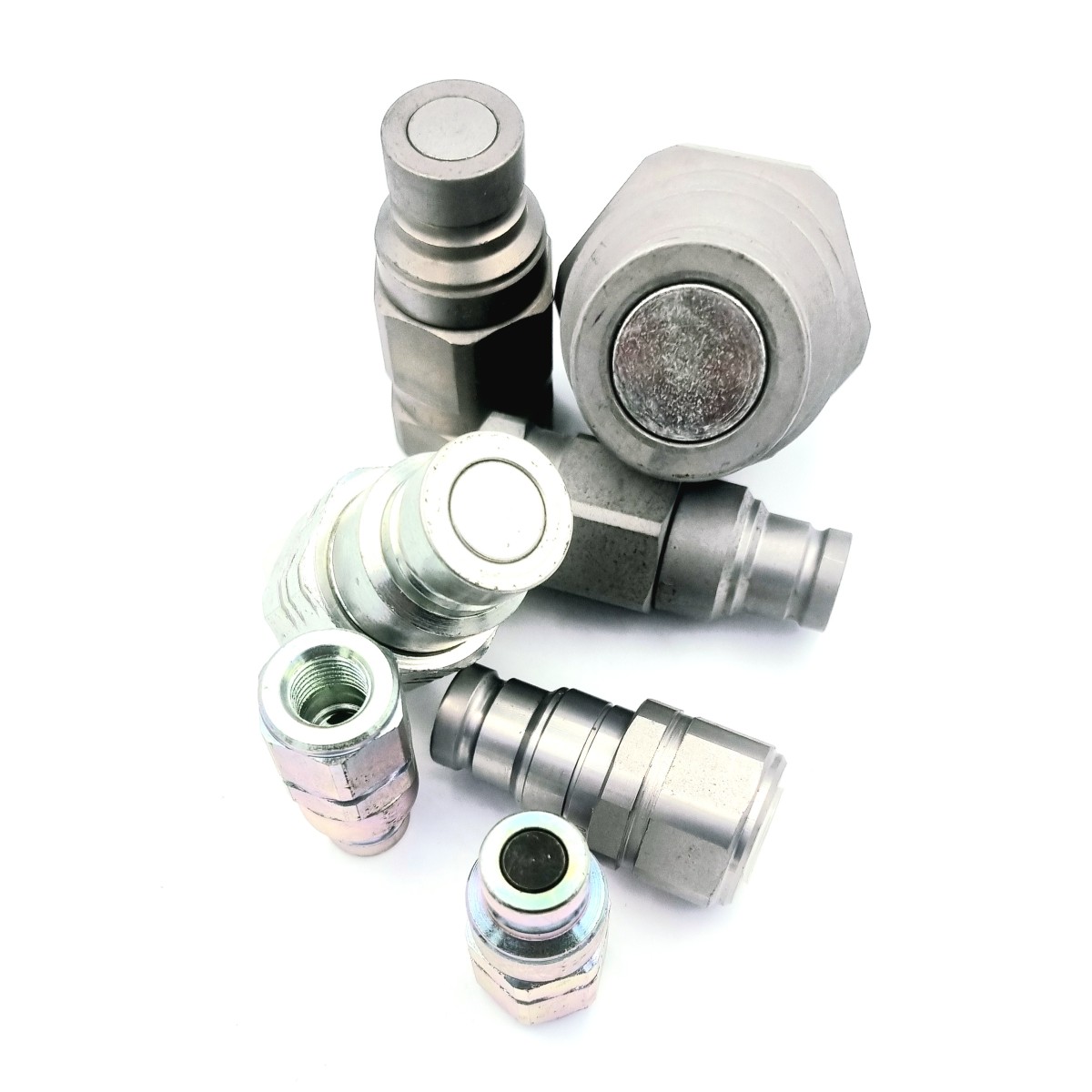 GASHER Lot de 10 bouchons d'air industriels mâles NPT de 6,35 mm, bouchons pneumatiques 300 psi