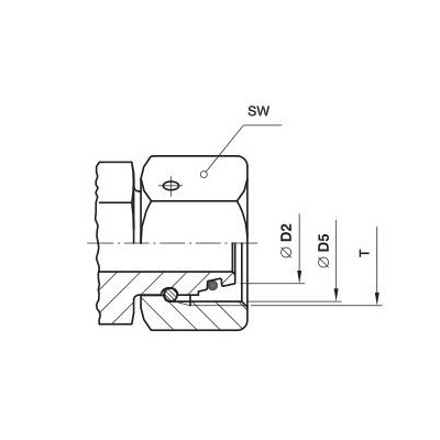 Embout à sertir femelle métrique série DKOL