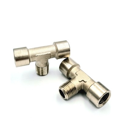 Raccord en Té égal femelle mâle femelle pneumatique