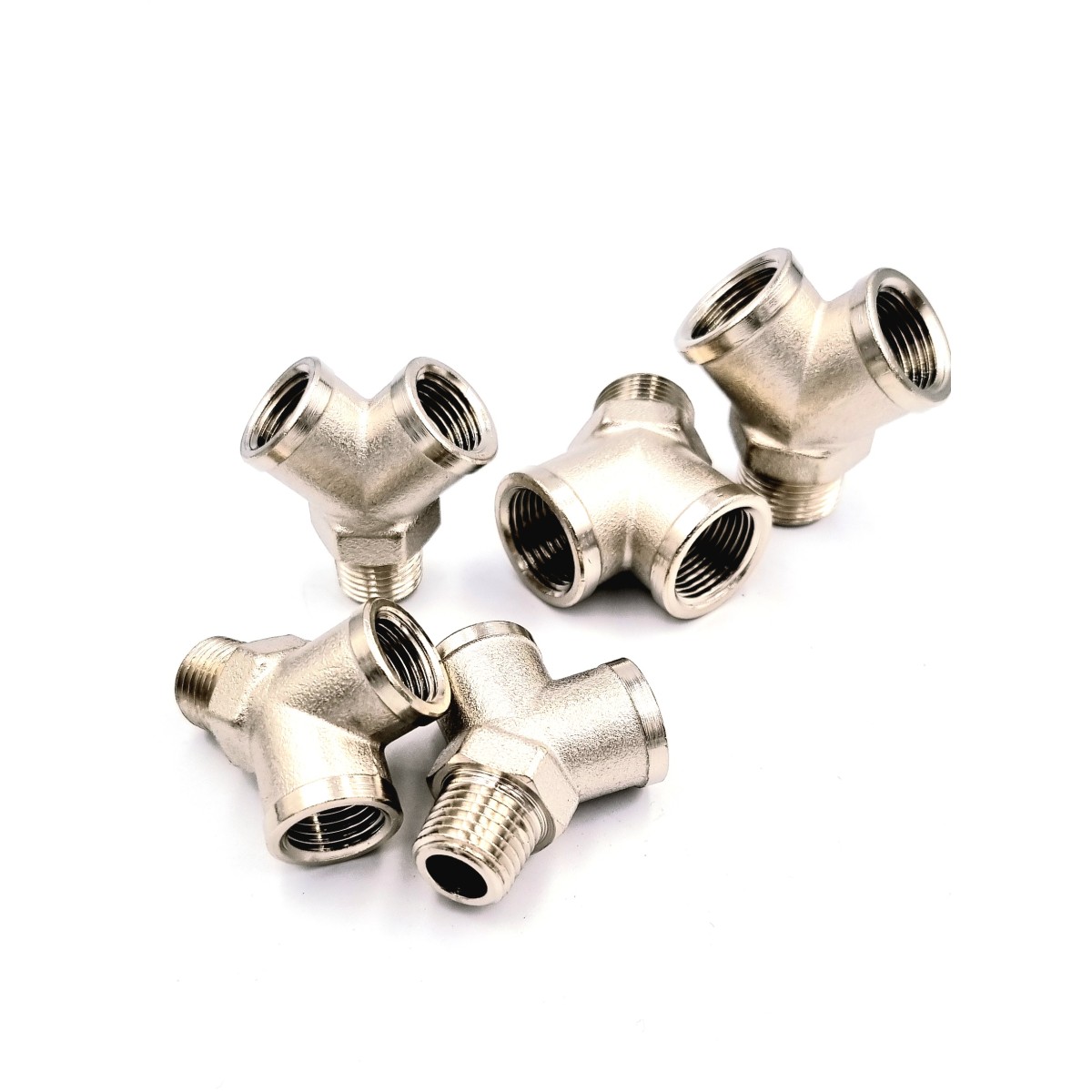 Raccordo Tubi In Rame 3 VIE Per AUTO D'EPOCA - Foto 9