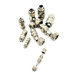 Raccord rapide à visser union double égal pneumatique