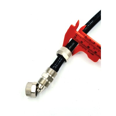 Raccord rapide à visser union double égal pneumatique