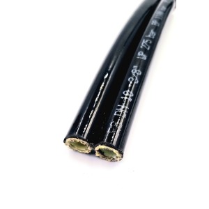 flexible polyamide 1 tresse aramide sae100r8 jumelée