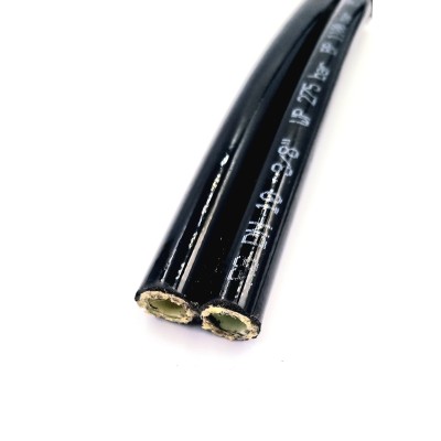 flexible polyamide 1 tresse aramide sae100r8 jumelée