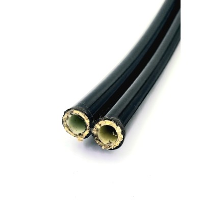 Flexibles Polyamide 1 tresse aramide SAE100 R8 jumelé