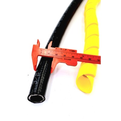 Protection spiralée pour flexibles JAUNE ECO