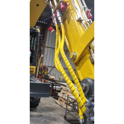 Protection spiralée pour flexibles JAUNE ECO