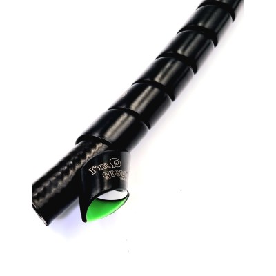 Protection spiralée pour flexibles BIO noir/vert