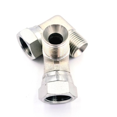 Adaptateur femelle BSP X mâle BSP coudé 90°