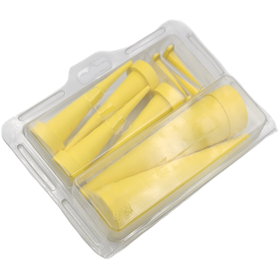 Bouchon conique pour tuyau hydraulique kit d'obturateur jaune de 1-42 mm