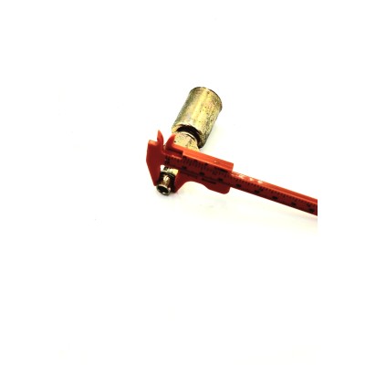 Embout à sertir femelle droit avec jupe pour tuyau climatisation