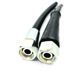 Flexible équipé femelle BSP 2 Tresses polyester SAE100R7 